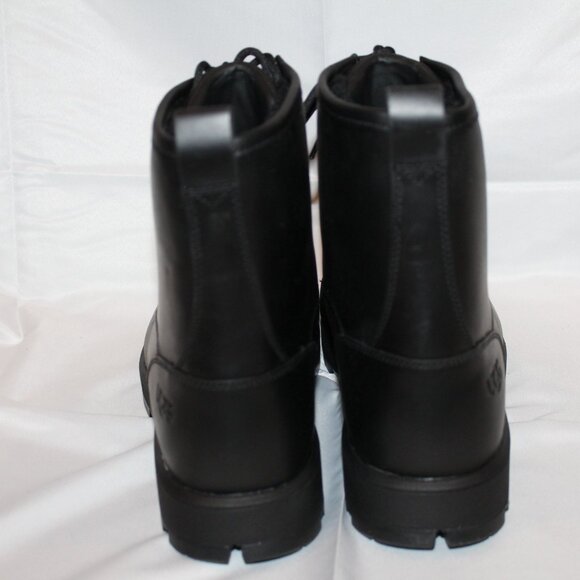 UGG KIRKSON LEATHER MEN'S WATERPROOF WORK WINTER BOOTS BLACK 13 - Picture 6 of 8